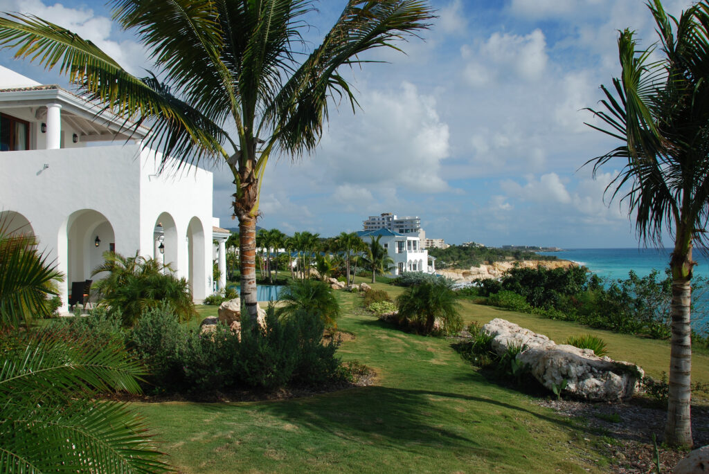 Caribbean villa by the sea