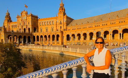 Donna in Seville Spain