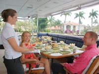 Yacht Aft Deck Dining