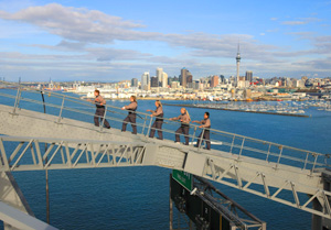 Auckland New Zealand Bridge climbing