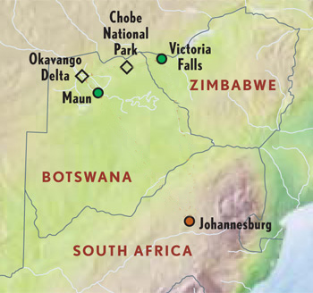 Botswana Map