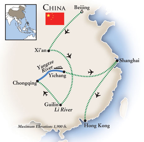 China Grand Tour Map