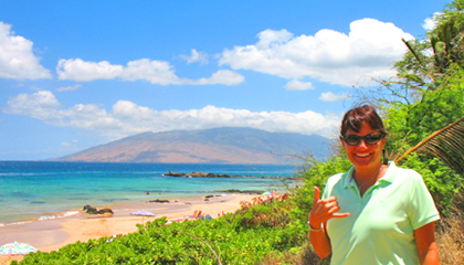 Donna Salerno in Hawaii