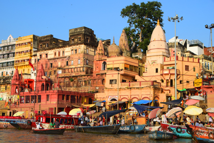 India Varanasi Waterfront