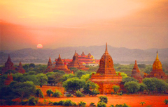 Myanmar Bagan Sunset