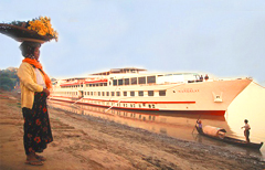 Myanmar Road To Mandalay Boat