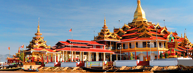 Myanmar Temple Header page