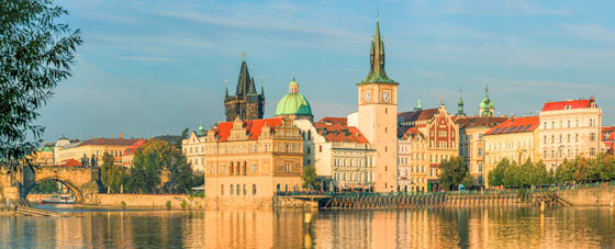 Czech Republic travel  - Panorama of Prague Old Town MF