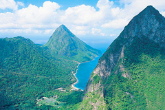 St Lucia Pitons