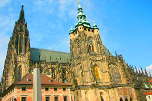 Czech Republic travel  - St Vitus Cathedral Spires