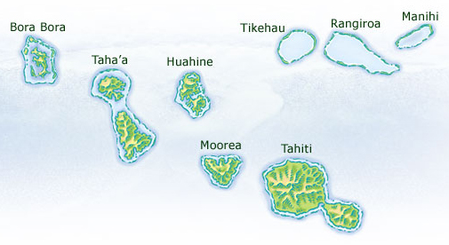 Tahiti Map