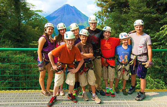 Costa Rica Tour Group Zipline