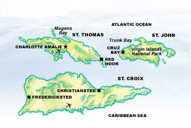 USVI Map