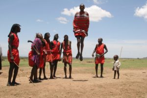 Maasai dancers in Kenya