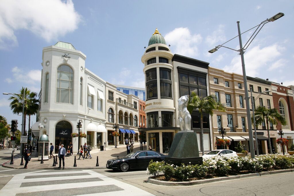 Rodeo Drive in Beverly Hills California
