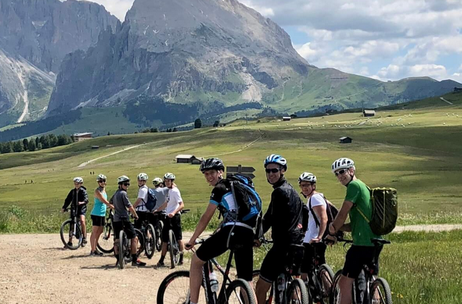 bike ride the Dolomites