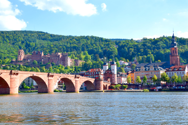 Heidlebrg Germany river view