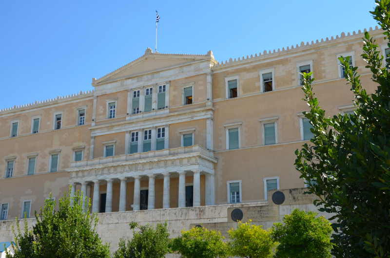 Athens Greece parliament building