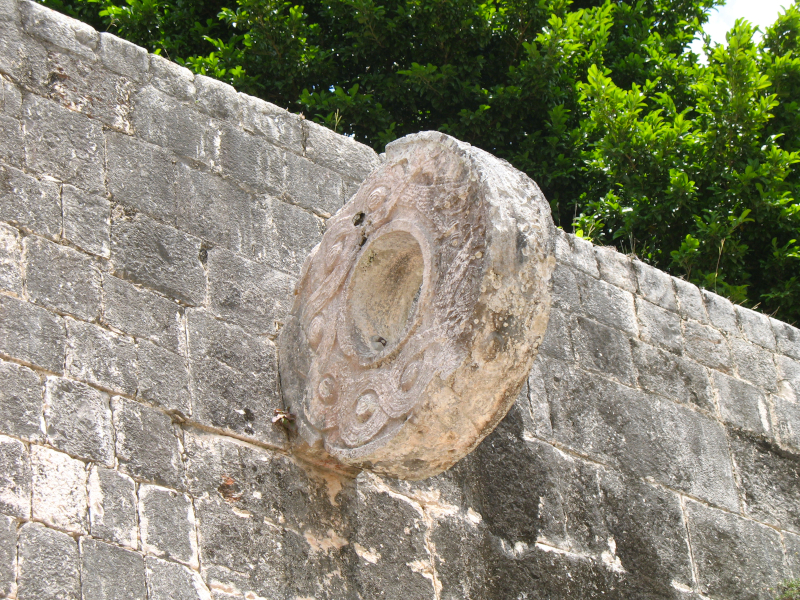 stone ring at the great ballcourt