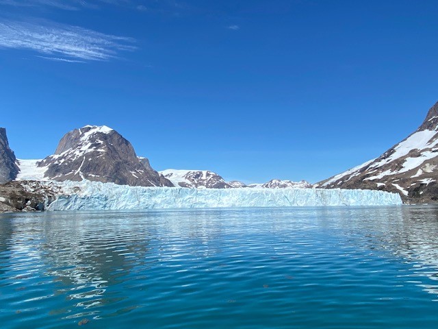 Greenland glacier and water
