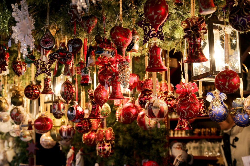 Christmas market decorations