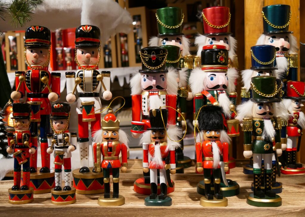 Christmas decorations wooden soldiers nutcracker