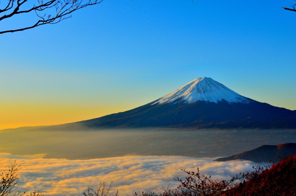 Japan snow peak volcano My Fuji