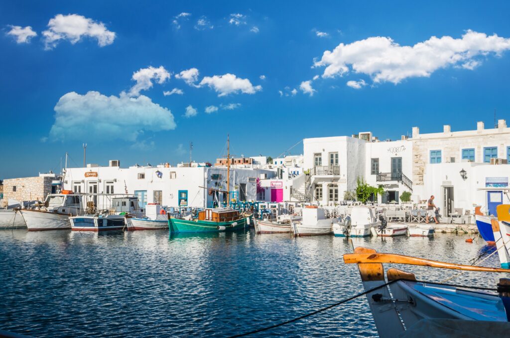 Greece Naxos waterfront