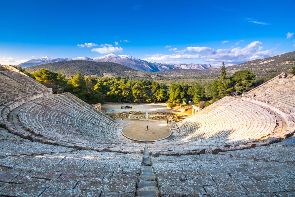 Greece Amphitheater ruins