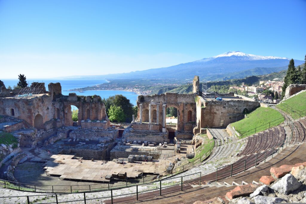 Taormina Sicily ancient Greek Theater