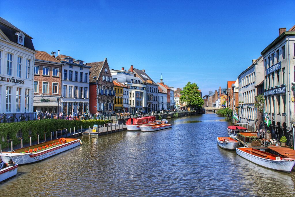 Ghent Belgium waterway