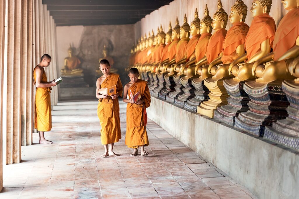 Cambodia Buddhist monks