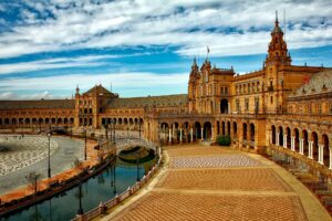 Spain Seville Plaza Espana