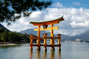 Miyajima Torii Japan shrine