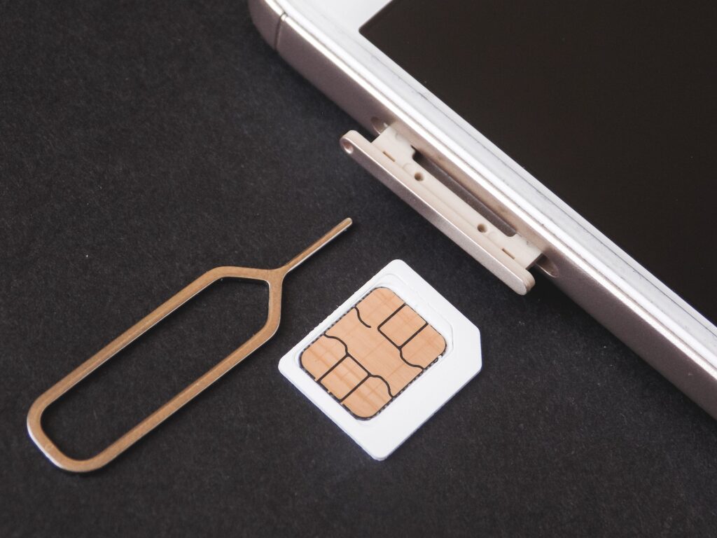 cell phone SIM card