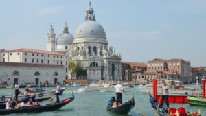 Venice Italy gondolas